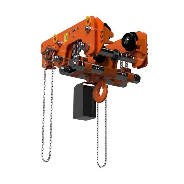 Elephant Lifting Products Ultra Low Headroom Trolley Hoist, Elephant